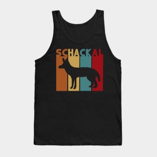 Vintage Schackal Retro Motiv altes Ägypten Fan Tank Top